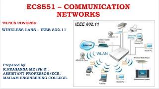 IEEE 802.11 - Wireless Lan Architecture