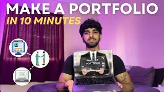 How to make a Portfolio Website for FREE