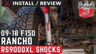 2009-2018 F150 4WD Rancho Rear RS9000XL Shock Install and Review