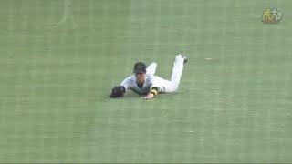 【超美技】2回表 #近本光司 選手がセンターへの浅い打球をダイビングキャッチ！走者戻れずダブルプレー！【2025/6/20Ｔ－Ｈ】