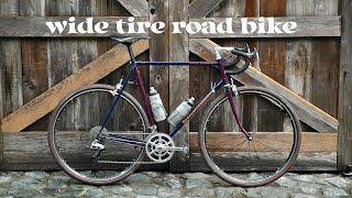 Let's Take it on a Ride! Custom WIDE Tire Road Bike