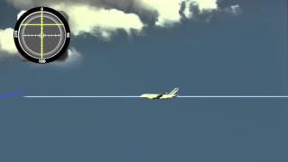The final approach to an airport using ILS