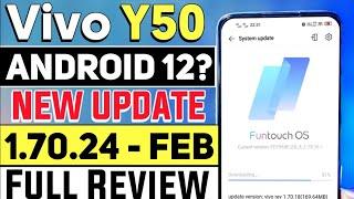 Vivo Y50 New Update 1.70.24 | Vivo Y50 Update | Vivo Y50 Android 11 Update |vivo Y50 update features