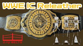 WWE Intercontinental Replica Wrestling Championship Releathered Belt by dripbelts!!!