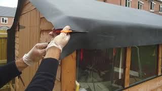 How to Waterproof your Shed Roof with an EPDM Shed Roof Kit - Fast and Easy to Install