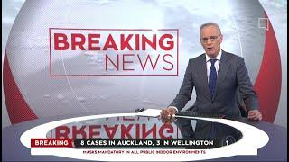 TVNZ: 1 News Breaking News Open [20th August 2021]