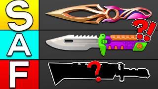 Ranking All Knife Skins in VALORANT