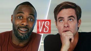 Chris Pine & Idris Elba film a charity video...kinda