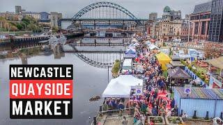 Newcastle’s WORLD FAMOUS Quayside Market In 2024!