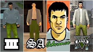 Evolution of MIKE(from GTA Advance) in GTA Games | MIKE Visits Every GTA MAP | 2001-2021