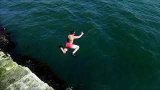 Plymouth hoe tombstoning west hoe pier