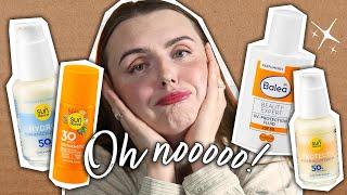 New sunscreen from the drugstore tested!  Balea & Sundance