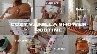 Cozy Vanilla Shower Routine 2023| Body care, feminine care, hygiene tips￼ + more!