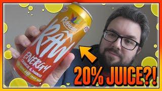 Rubicon Raw Energy Orange & Mango Review