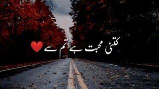 Kitni Muhabbat Hai Tumse | Sad Shero Shayari Status In Urdu | Dukhiya Poetry Hindi