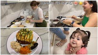 RETO BOMBAS DE SUSHI ANA VS KARLA VS FÁTIMA 🫰| VLOG