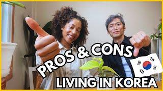 LIVING IN KOREA Pros + Cons  |  Seoul | Vegan Interracial Couple 