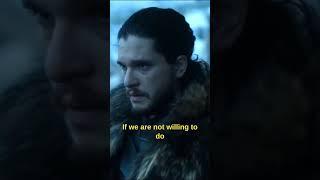Jon Snow died for the Free Folk  | Game of Thrones