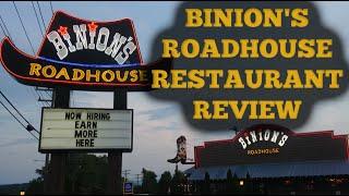 Binion's Roadhouse Restaurant Review