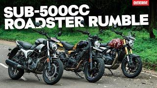 Royal Enfield Guerrilla 450 vs Triumph Speed 400 vs Hero Mavrick 440 comparison Review: #OVERDRIVE