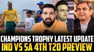 Latest Champions Trophy 2025 updates | India vs SA 4rth T20I today