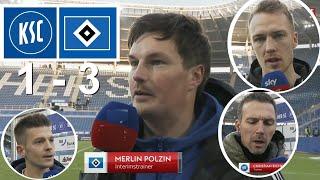 Merlin Polzin Schonlau Eichner Interview Nach Dem Spiel Karlsruher 1 vs 3 Hamburger 08/11/24