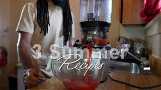 ️ 3 Hydrating Summer Juice Recipes by @BrandonAhmaud | Kuvings AUTO10 Hands-Free Slow Juicer