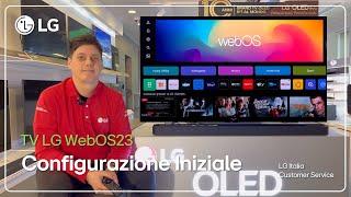 TV LG | Configurazione iniziale LG OLED evo G3 | WebOS 23