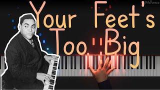 Artificial Intelligence pianist plays: Thomas "Fats" Waller - Your Feets Too Big 1935 (Stride Piano)