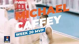 WEEK 20 MVP: Michael Caffey (MZT Skopje Aerodrom)