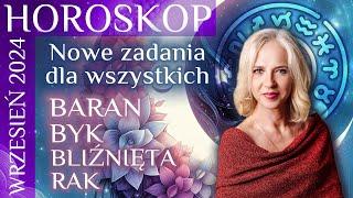 Horoskop wrzesień 2024: RAK, BLIŹNIĘTA, BYK, BARAN.