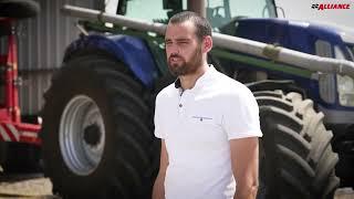 Avis d'un agriculteur sur les pneus Alliance A372+