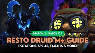 How Will WE Heal Season 2?? | Resto Druid M+ Guide | Rotation, Spells & More! | 11.1 Undermined