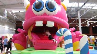 Candy Park Big Playground For Kids Playroom With Bouncy Castle