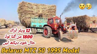 Belarus MTZ | 70 Tonnes Extremely Overload Trailer Carry In Sugarcane Factory