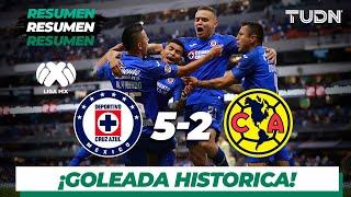 Resumen y goles | Cruz Azul 5 - 2 América | Liga Mx - AP 19 - J13 | TUDN