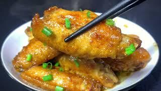 Braised chicken wings is a super simple home-cooked recipe.It's even more delicious than cola chicke