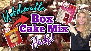 5 Mind-Blowing BOXED CAKE MIX HACKS You MUST TRY!!! | Brilliant DOCTORED-UP BOX CAKE MIX RECIPES