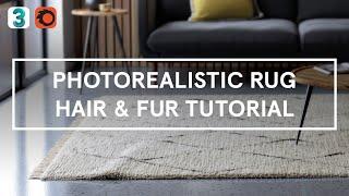 Create A Realistic Wool Rug Using Hair & Fur - 3DS Max & Corona Renderer Tutorial