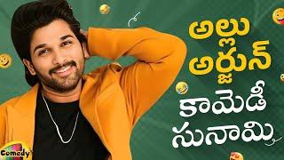 Allu Arjun Back To Back Comedy Scenes | Allu Arjun Best Telugu Comedy Scenes | Mango Comedy