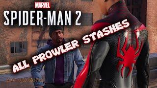 MARVEL SPIDERMAN 2 | ALL PROWLER STASHES LOCATIONS (VOICEOVER)