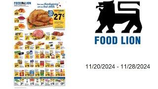 Food Lion Weekly Ad (US) - 11/20/2024 - 11/28/2024