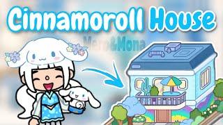 Cinnamoroll Builds a House in toca boca  NOT FREE Sanrio family house [Cute Toca boca house ideas]