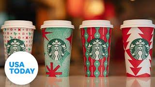 Starbucks introduces 2022 holiday cups, festive menu | USA TODAY