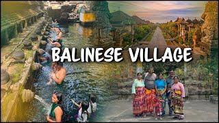 Cleanest Village Palingpuran |  Holy Bath Tirta Empul | Balinese Fruits | Kannada Vlog | Travelories