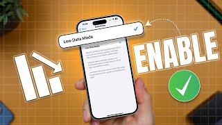 How to Lower Mobile Data Usage on Any iPhone | Reduce Data Consumption