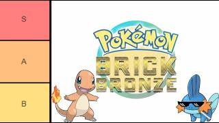 Ranking ALL Starter Pokémon In Pokémon Brick Bronze..