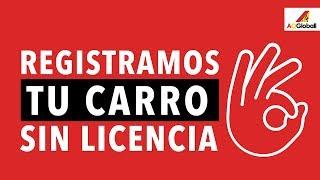 Registro de carro sin licencia