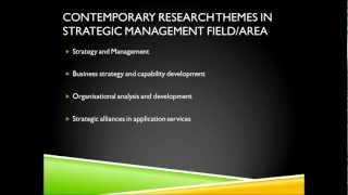 Strategic Management Dissertation Writing Techniques/Support/Training/Guidance