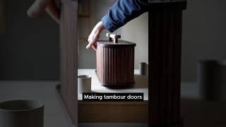 Tambour doors #diy #diycrafts #woodworking # #madera #wood #finewoodworking #diycraft #bois #holz